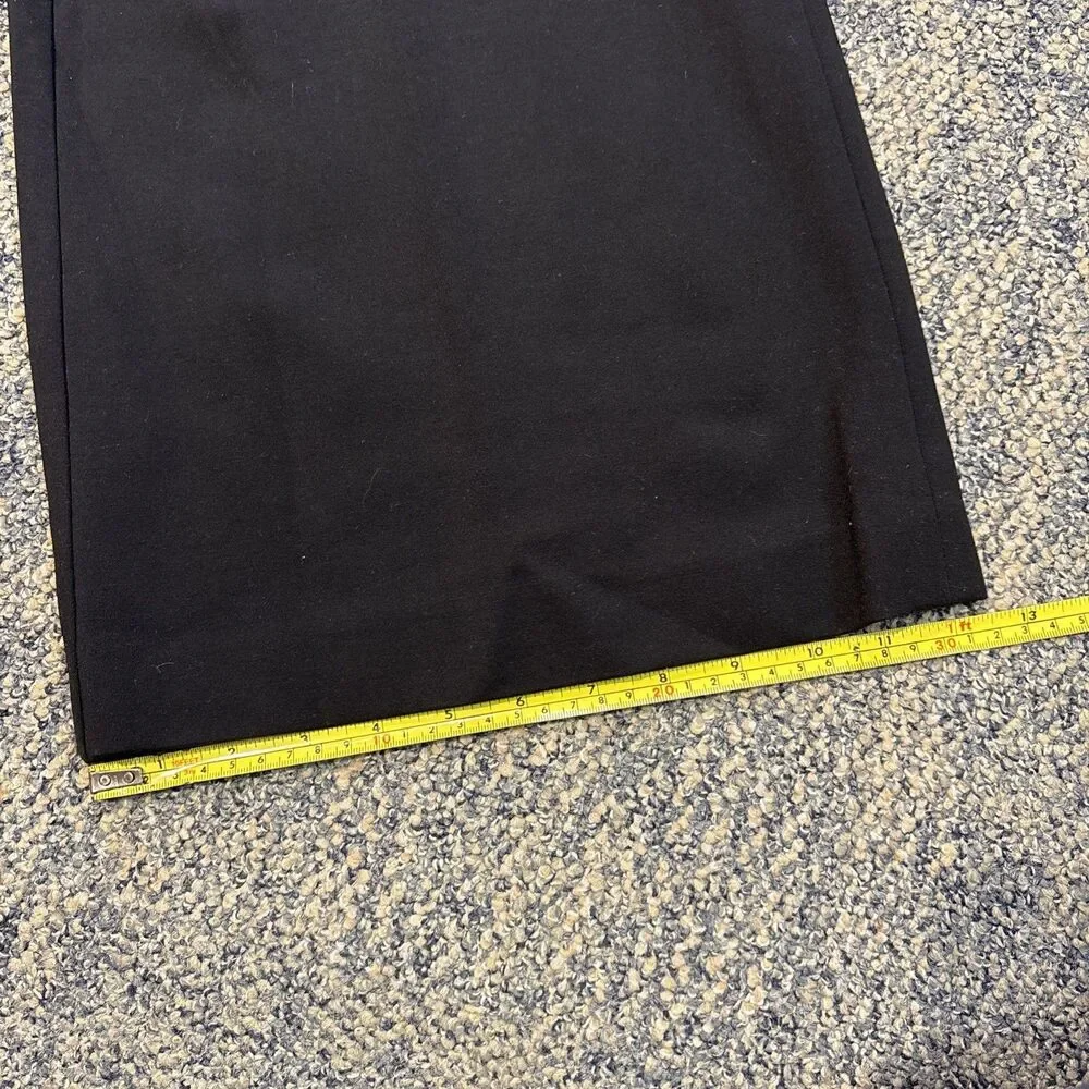 Boden Womens Hampshire Ponte Culottes Crop Pants Sz US 4R Uk 8R Wide Leg Black